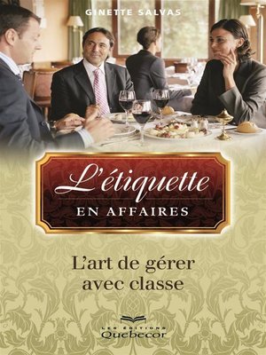 cover image of L'étiquette en affaires